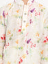 Boy's Multicolor-Base-Cream Cotton Blend Printed Kurta